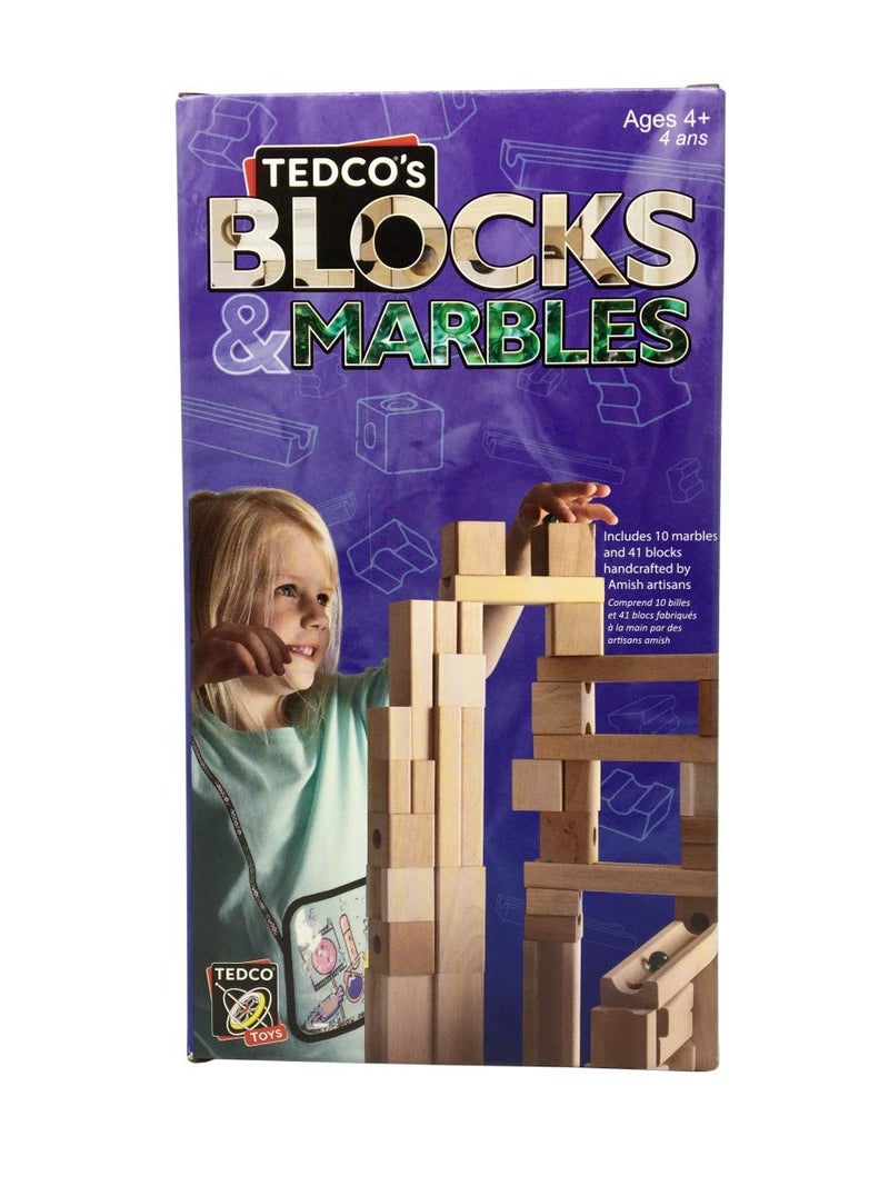 TEDCO Blocks and Marble Run for Children 4+ Years - Image 2